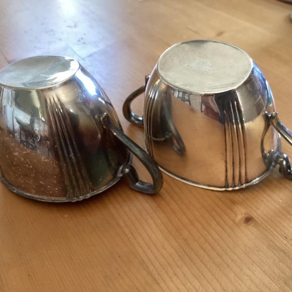 Vintage silver or silver plated? Creamer, sugar bowl, and teapot - WM Roger’s - Picture 14 of 16
